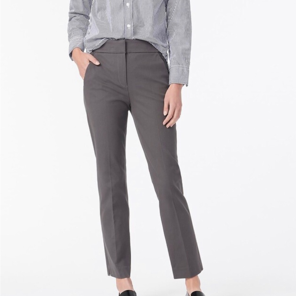 J CREW NEW REMI PANT IN BI-STRETCH COTTON. Plus size 24W. Grey. NWT